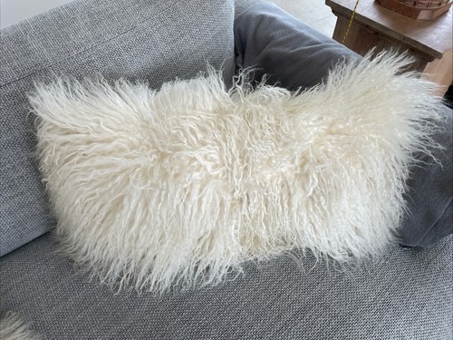 Coussin peau mouton - coussin, de