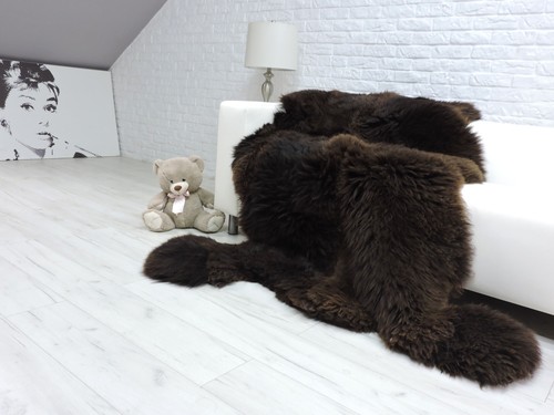 Peaux tapis géant de mouton - :,