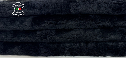 Cuir mouton noir peaux - de,