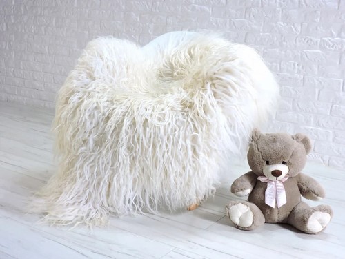 Peau mouton véritable - de,